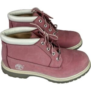 Timberland Nellie Waterproof Chukka Boots ‘Pink Nubuck’ 23308